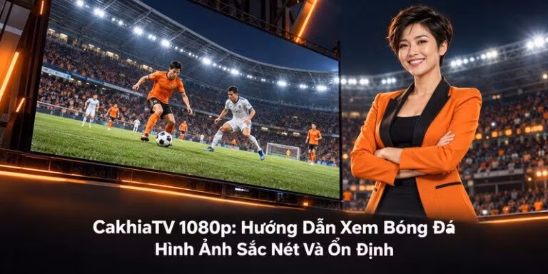 CakhiaTV 1080p: Hướng Dẫn Xem Bóng Đá Hình Ảnh Sắc Nét Và Ổn Định