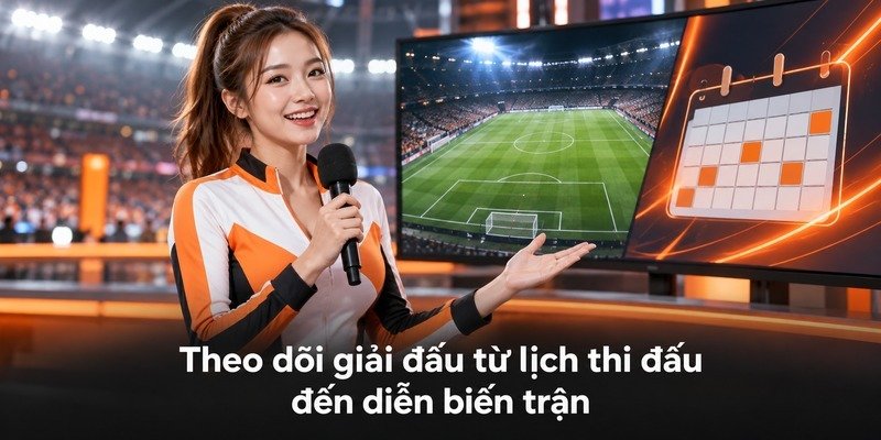 Theo dõi giải đấu từ lịch thi đấu đến diễn biến trận